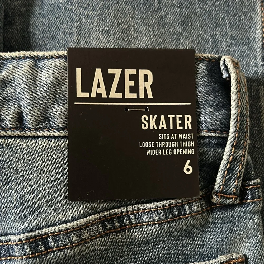 Lazer Skater Boys Kids Carpenter Jeans Size 6 Back to School‎ Fall Denim NWT